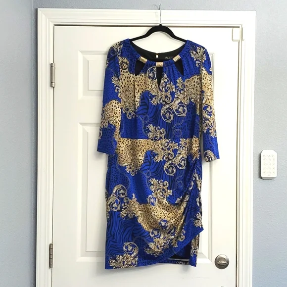 Thalia Sodi | Dresses | Thalia Sodi Cocktail Dress Metal Neckline | Poshmark